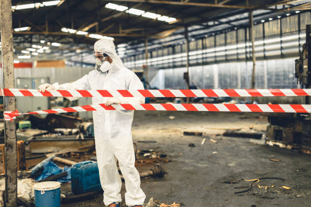 Professional Biohazard technician working in Danbury, NH